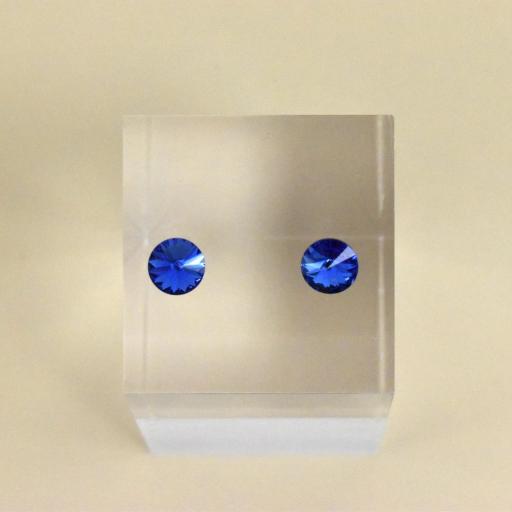 pendientes de cristal azul [3]