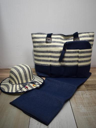 bolso playa con esterilla