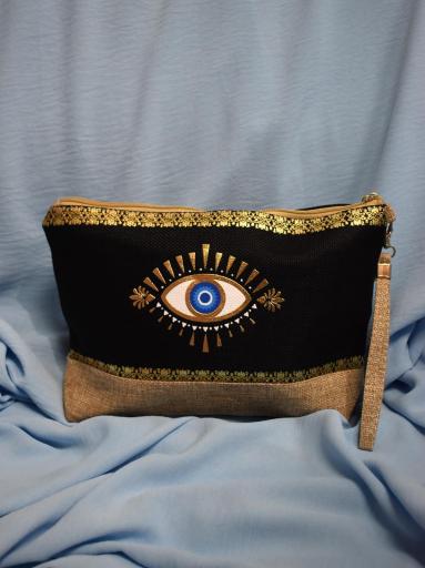bolso de mano ojo turco