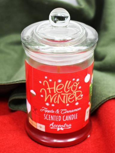 vela aromatica de manzana y canela regalo navidad