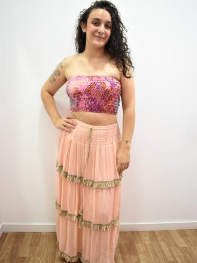 falda boho larga