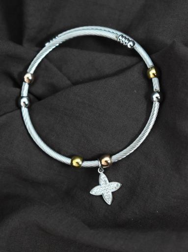 pulseras rigidas acero