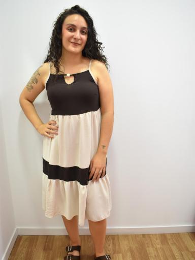 vestido midi mujer