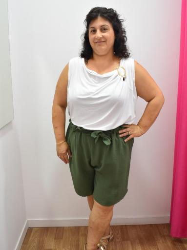pantalon corto curvy mujer
