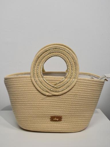 bolso cesta rafia
