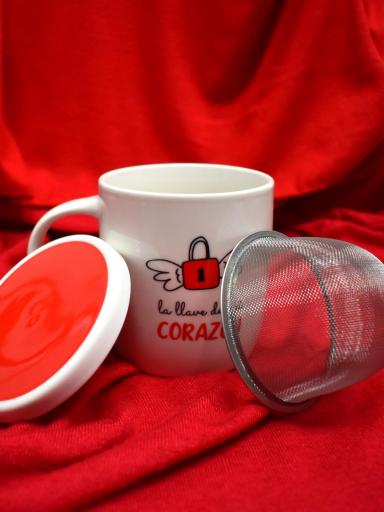 Taza para Enamorados con Infusor – Regalo Ideal para San Valentin y al mejor precio [1]