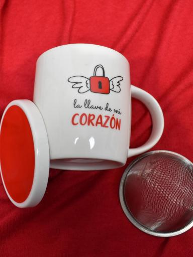 Taza para el día de los Enamorados con Infusor – Regalo Ideal para el 14 de febrero  [2]