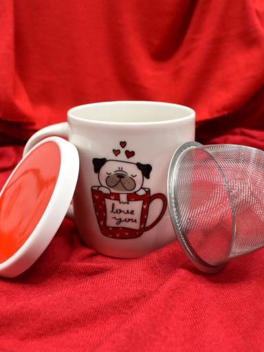 Taza para Té con Infusor Metálico – Perfecta para Regalar el día de los enamorados [1]