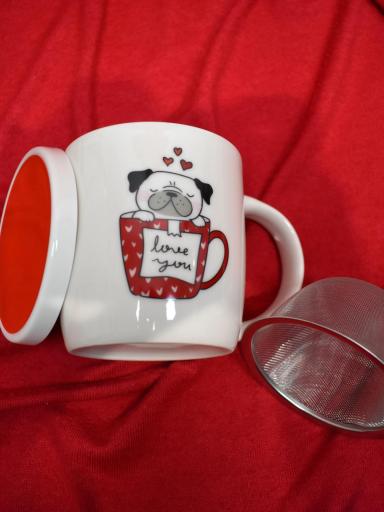 Taza de Cerámica de Alta Calidad – Diseño San Valentín "Love You" barata [2]