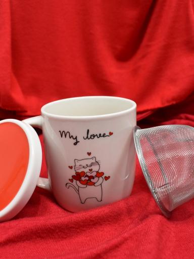 Regalo Perfecto: Taza con Infusor Metálico "My Love" perfecto para el 14 de febrero [1]