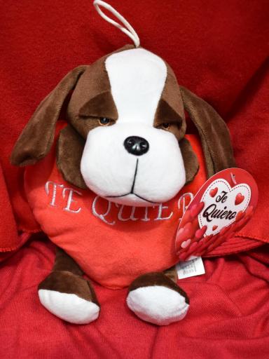 Peluches Románticos para Regalar – Perro con Corazón y “Te Quiero” para San Valentín al mejor precio [2]