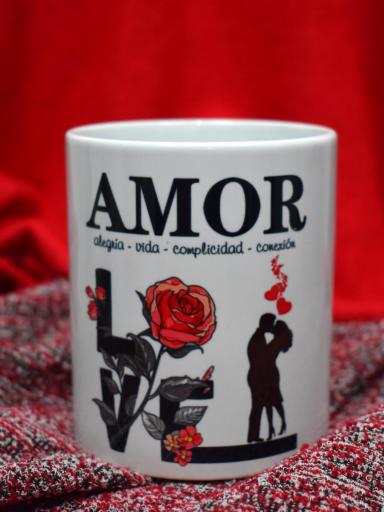 El Mejor Regalo para Parejas: Taza Romántica "AMOR" para este san valentin