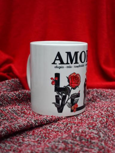 Regalos Personalizados para Parejas – Taza "AMOR" Original y exclusiva para el día de los enamorados [1]