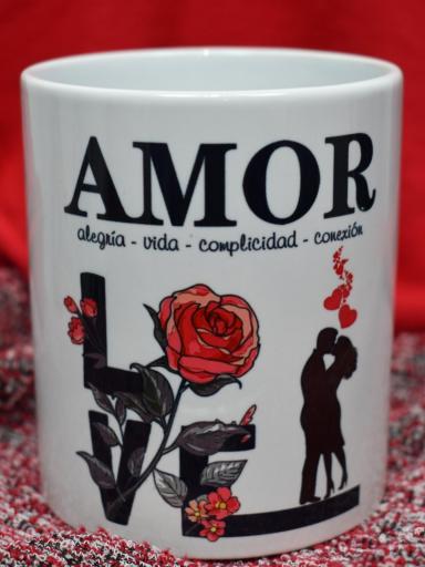 Regalo para Enamorar este 14 de febrero: Taza Romántica "AMOR" con Diseño Exclusivo al mejor precio [3]