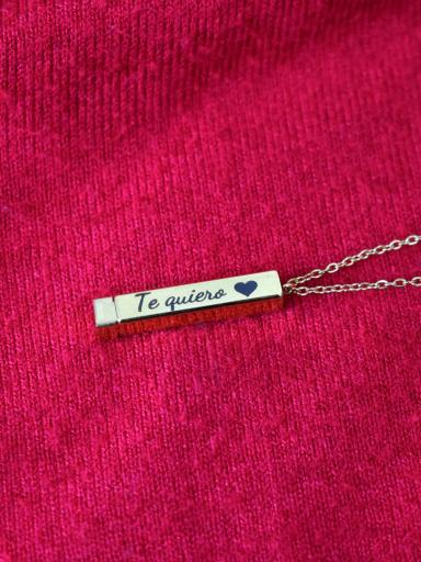 Joyería Personalizada – Collar con Nombres y Fechas Grabados barato [2]