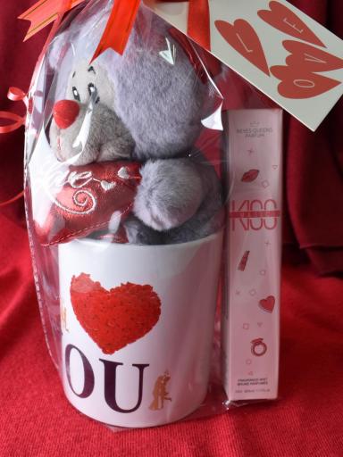 Regalo Perfecto para San Valentín: Taza con Mensaje de Amor y Peluche [1]