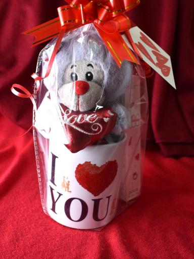 Detalles Románticos para San Valentín: Taza y Peluche Adorable barato [2]