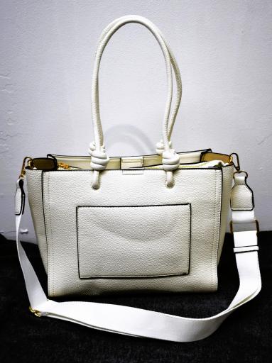 Descubre el Bolso Blanco con Asa Anudada | Estilo y Comodidad al mejor precio