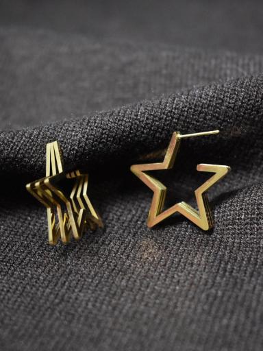 pendientes estrella dorados [3]