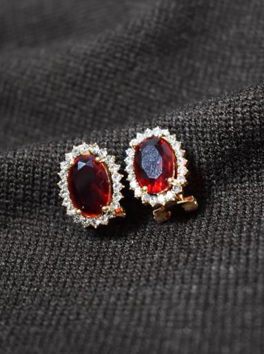 pendientes cristal rojo [2]