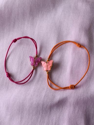 Pulsera de Moda con Mariposa de Nácar - Disponible en Varios Colores al mejor precio [1]