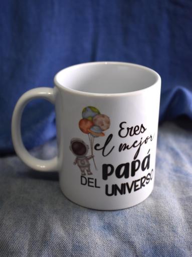 Regalo Especial Día del Padre: Taza 'Eres el Mejor Papá del Universo' barato