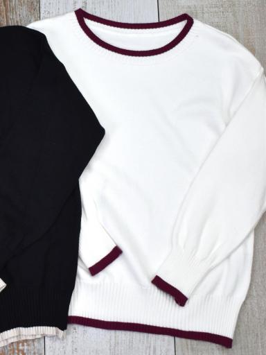 jersey punto blanco mujer [3]