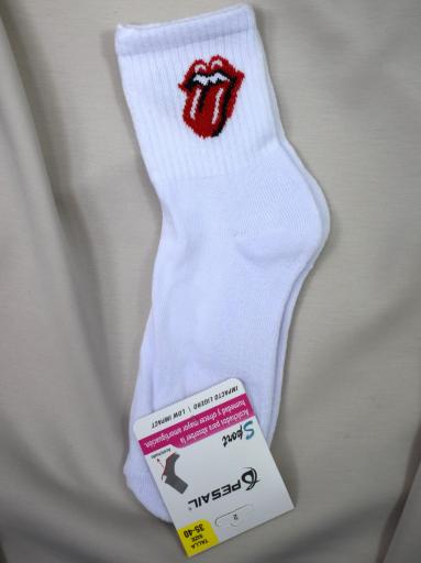 calcetines mujer lengua rock blanco [3]