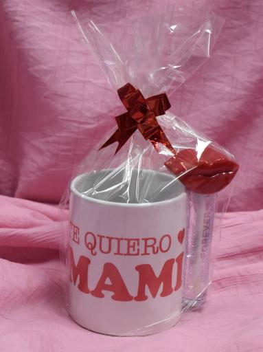 pack regalo te quiero mama taza y gloss hidratante dia de la madre