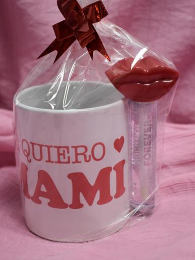 taza te quiero mama con gloss labial regalo dia de la madre [3]