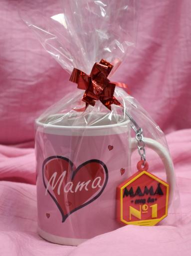 pack regalo para mama taza mama y llavero mama numero 1 [2]