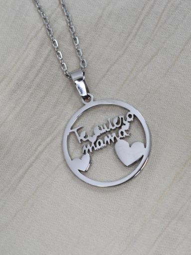 collar con mensaje te quiero mama regalo especial