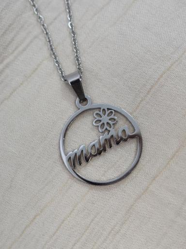 pendientes flor acero inoxidable conjunto mama