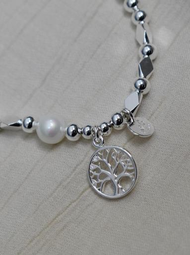 pulsera plata mujer con charm arbol de la vida [1]