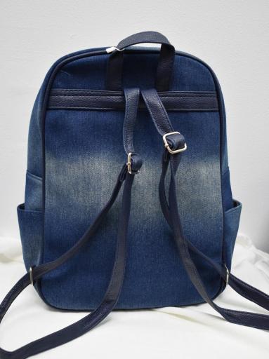 Mochila vaquera mujer con asas ajustables y diseño cómodo [2]