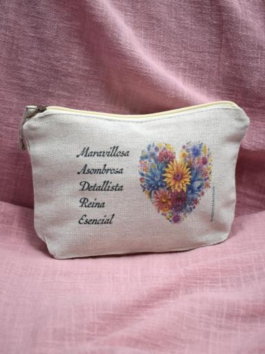 Neceser regalo para mamá con diseño floral y mensaje especial [2]