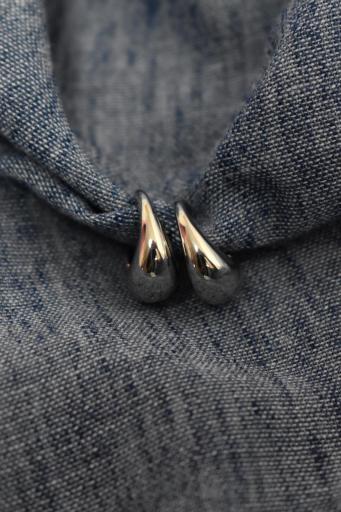 pendientes aro ovalado plata [2]