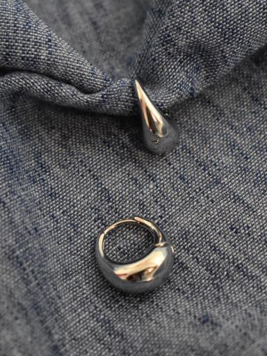 Pendientes ovalados de acero inoxidable mujer baratos [3]