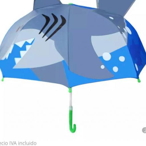 Paraguas niño 3D AliExpress barato