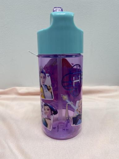 Botella infantil Huntrix con pajita para fans K-pop [3]