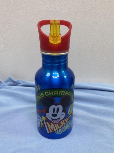 Botella Mickey Mouse de aluminio 545 ml con pajita abatible [0]