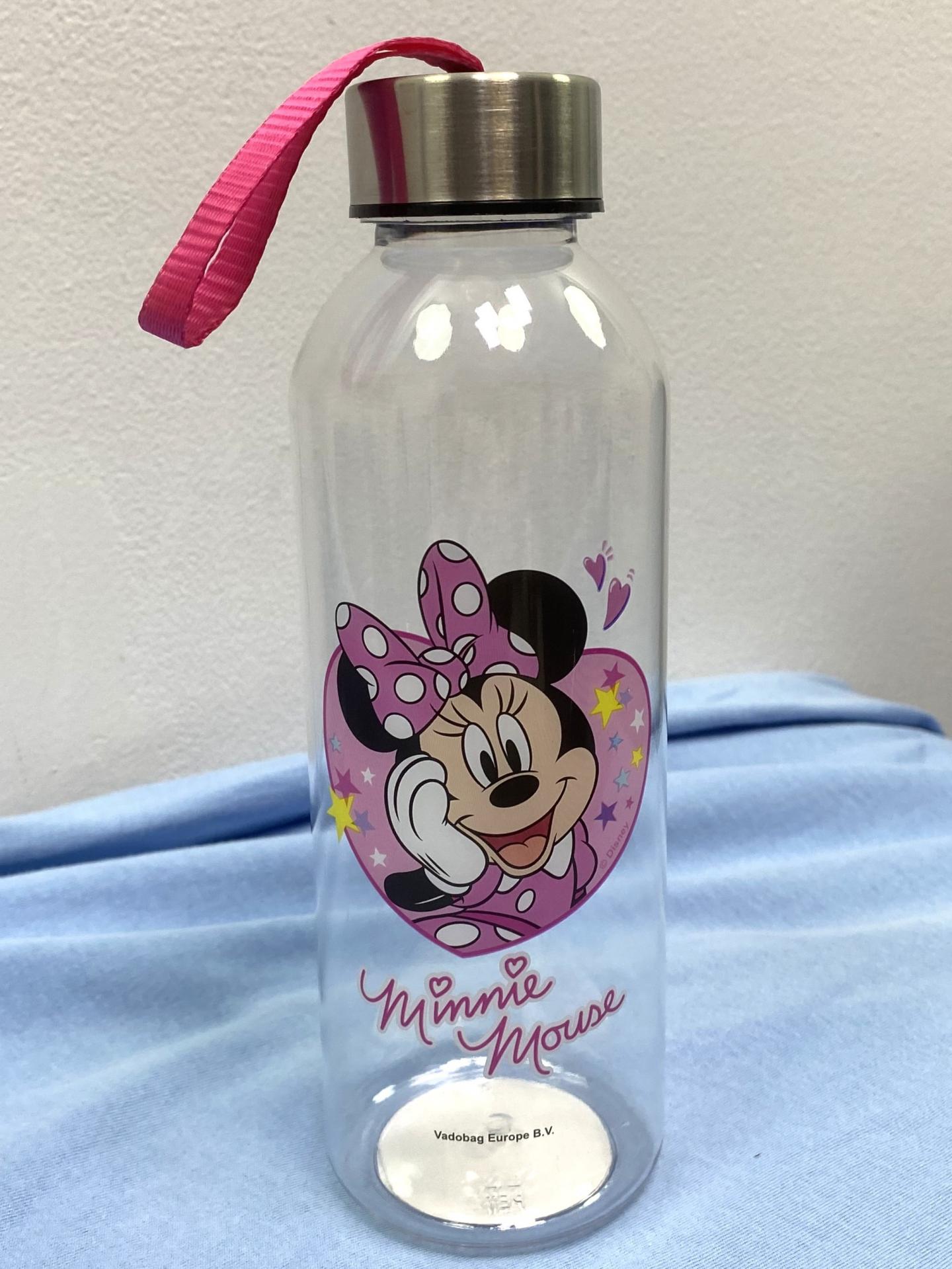 Botella oficial Minnie Mouse 500 ml con tapón de rosca
