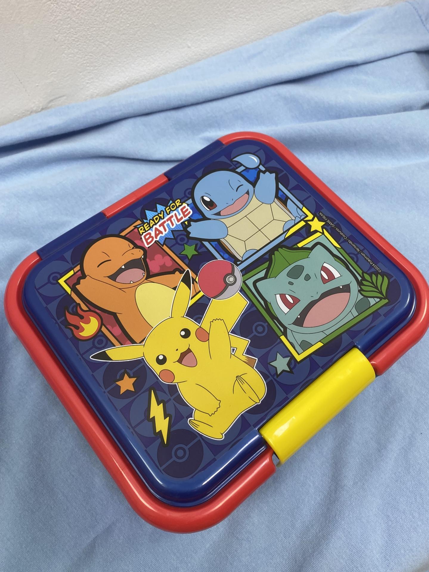 Fiambrera grande Pokémon oficial con 3 compartimentos