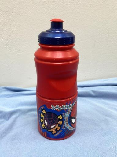 Botella Spiderman oficial 380 ml infantil roja y azul [2]