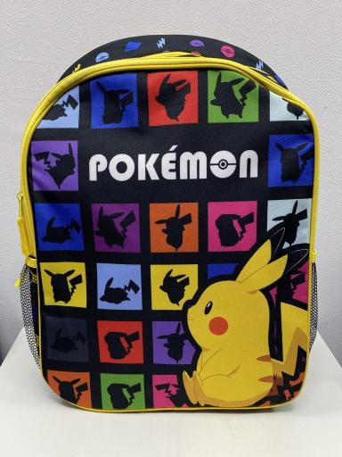 Mochila Pikachu con asas acolchadas y compartimentos