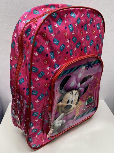 Mochila Minnie Mouse rosa grande con bolsillos [1]