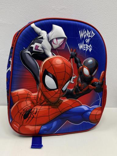 Mochila Marvel Spider-Man con asas acolchadas y bolsillos