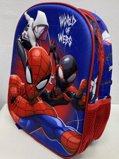 Mochila Spider-Man 3D Marvel oficial azul y roja [3]