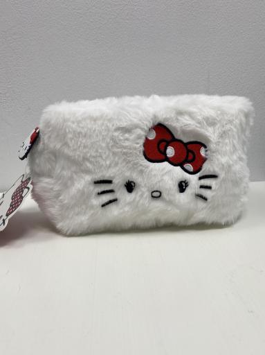 Estuche escolar Hello Kitty blanco de tacto suave [1]