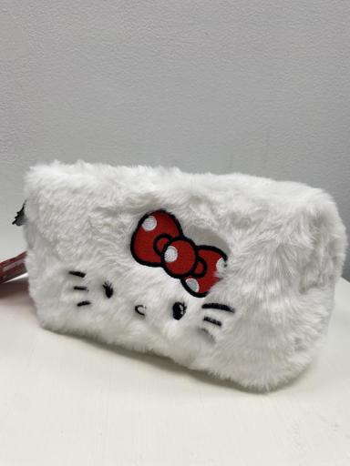 Estuche Hello Kitty peludito amplio con cremallera [3]